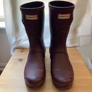Hunter Purple Rain Boots